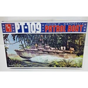AMT PT-109 John F Kennedy Patrol Boat 1/64 Scale Model Kit AMT1233/12 NEW Sealed